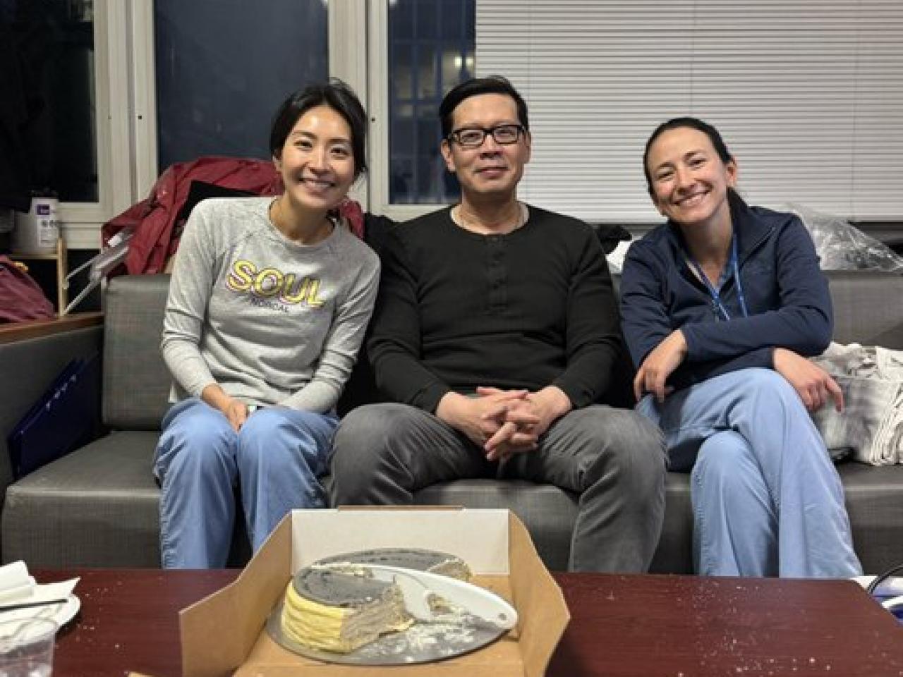 Residents with Dr. Hu photo